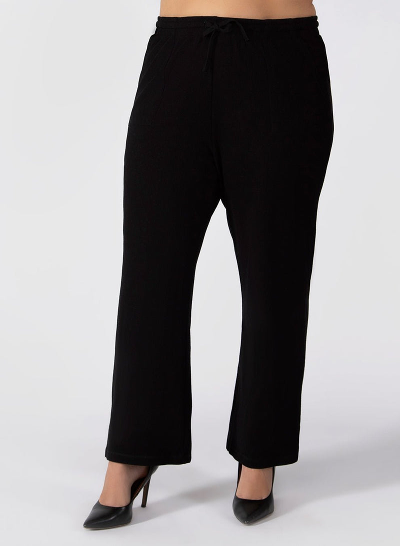 Curvy Waffle Knit Pant - Distractions Clothing