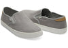 Drizzle Grey Baja Toms - Distractions Clothing