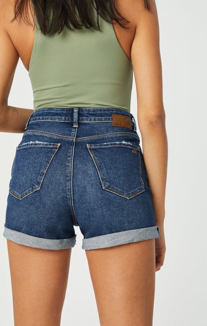 Ella High - rise Denim Short - Distractions Clothing