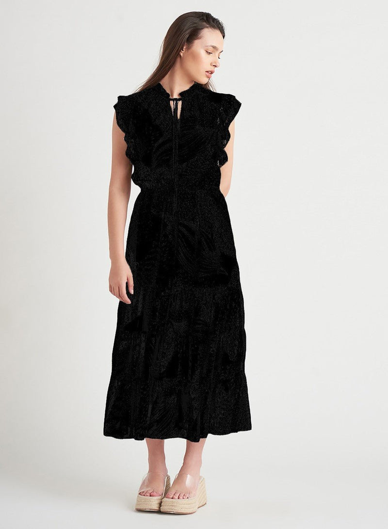 Flicker Tiered Maxi Dress - Distractions Clothing