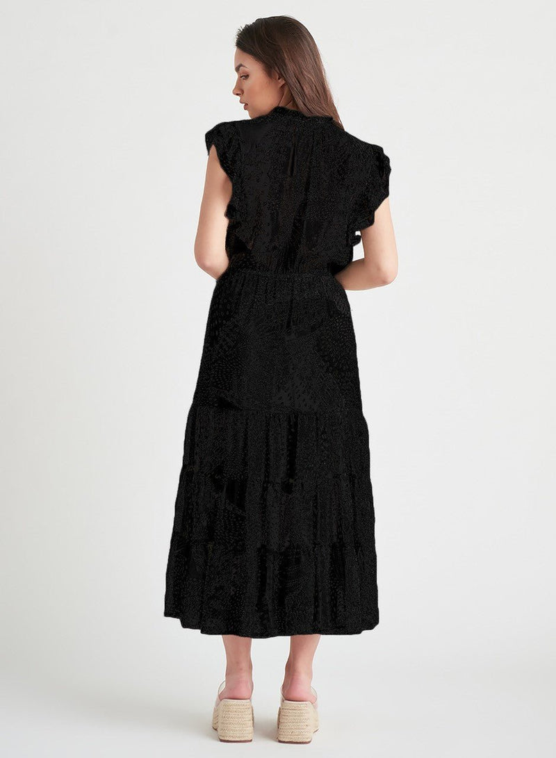 Flicker Tiered Maxi Dress - Distractions Clothing