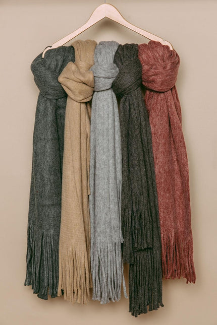 Fringe Scarf - Distractions Clothing