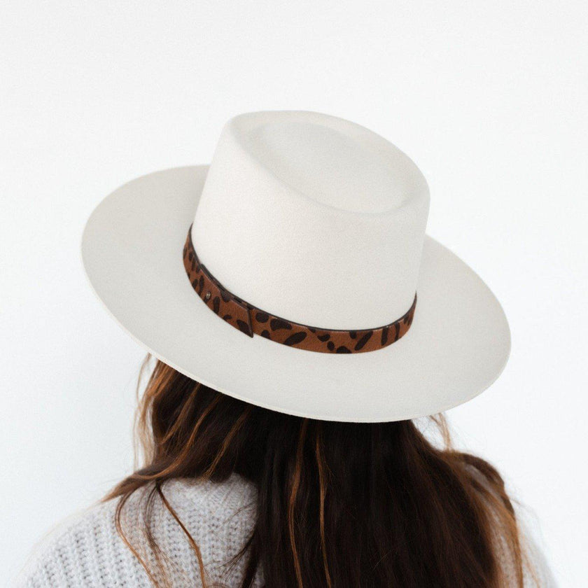 Gigi Hat Leather Bands - Distractions Clothing