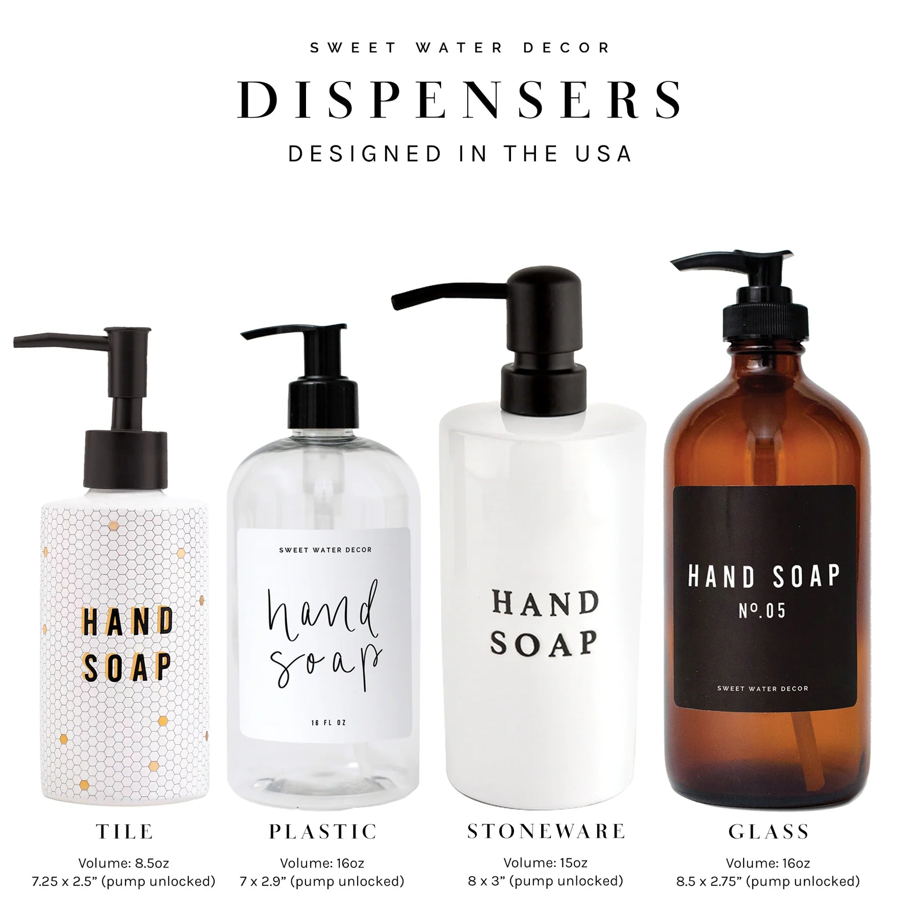 Glass Soap Dispenser - Distractions Clothing