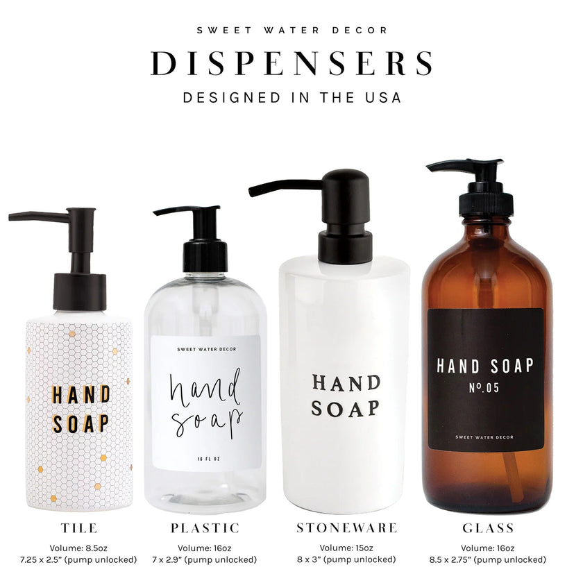 Glass Soap Dispenser - Distractions Clothing