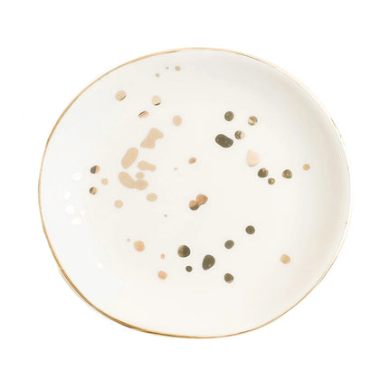Gold Speckled Jewelry Dish - Distractions Clothing