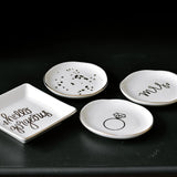 Gold Speckled Jewelry Dish - Distractions Clothing