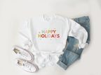 Happy Holidays Crew Neck - Distractions Clothing