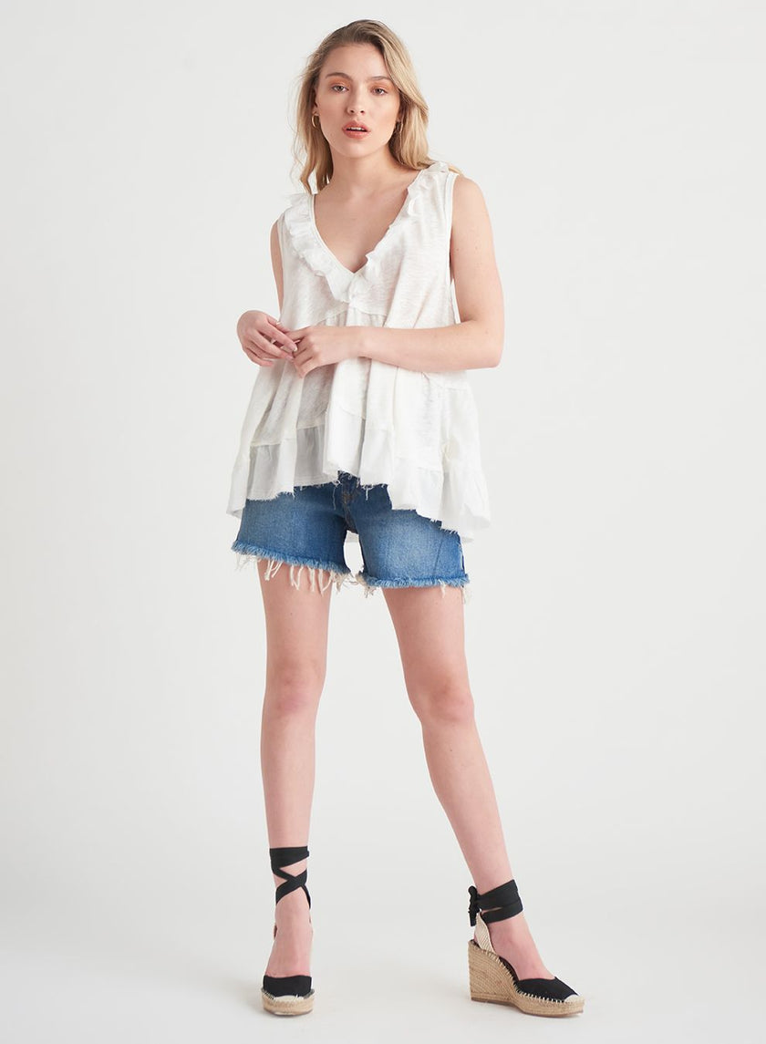 High Rise Cut - Off Short - Distractions Clothing