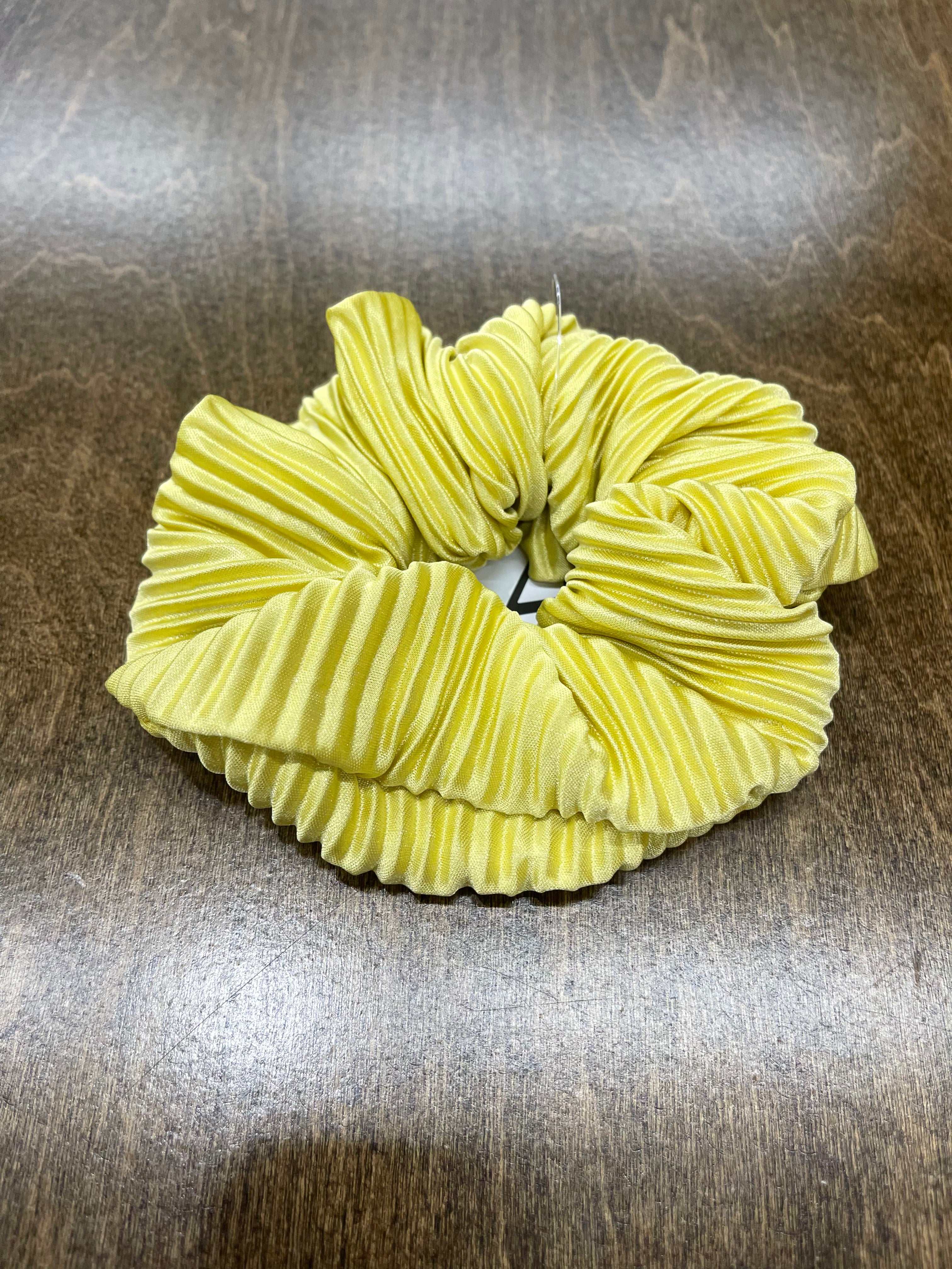 Pleated Hair Scrunchie