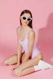 Kenya Lilac Swimsuit - Distractions Clothing
