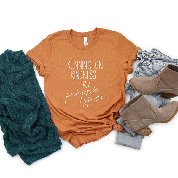 Kindness & Pumpkin Spice Tee - Distractions Clothing