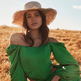 Leonara Boater - Distractions Clothing
