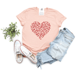 Leopard Heart Tee - Distractions Clothing