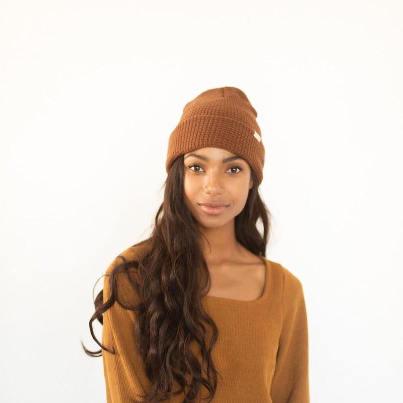 Marsh Waffle Knit Beanie - Distractions Clothing
