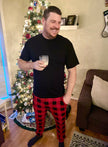 Mens Buffalo Check Lounge Set - Distractions Clothing