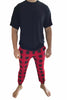 Mens Buffalo Check Lounge Set - Distractions Clothing