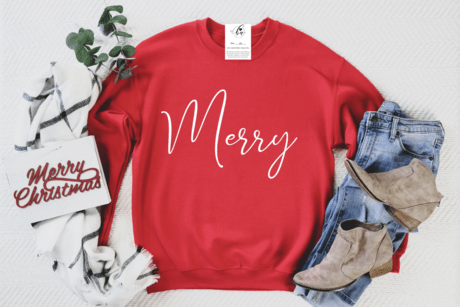 Merry Crew Sweater - Distractions Clothing