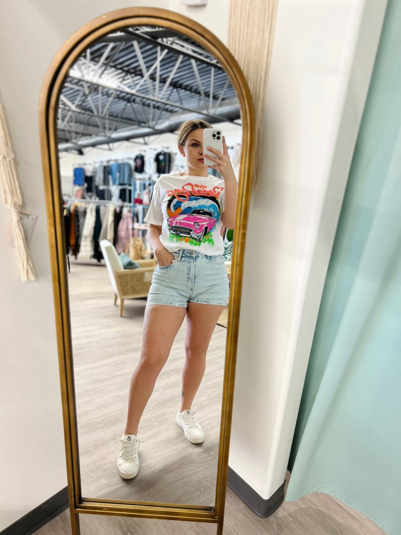 Mia Denim Short - Distractions Clothing