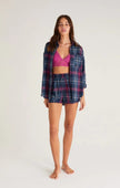 Midnight Road Trip Plaid Boxer - Distractions Clothing