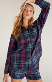 Midnight Road Trip Plaid Shirt - Distractions Clothing
