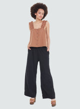 Miranda Curvy Linen Pant - Distractions Clothing