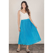 Retro Pleated Midi Skirt - Distractions Clothing