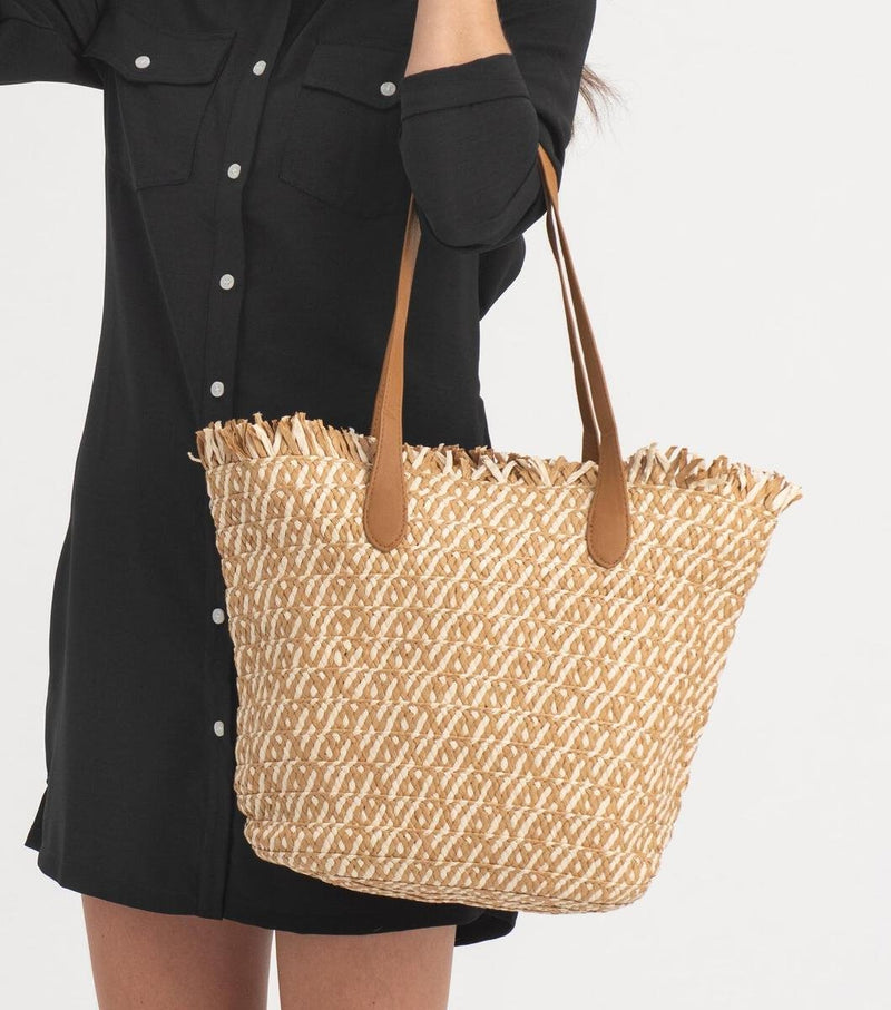 Seaside Straw Tote - Distractions Clothing
