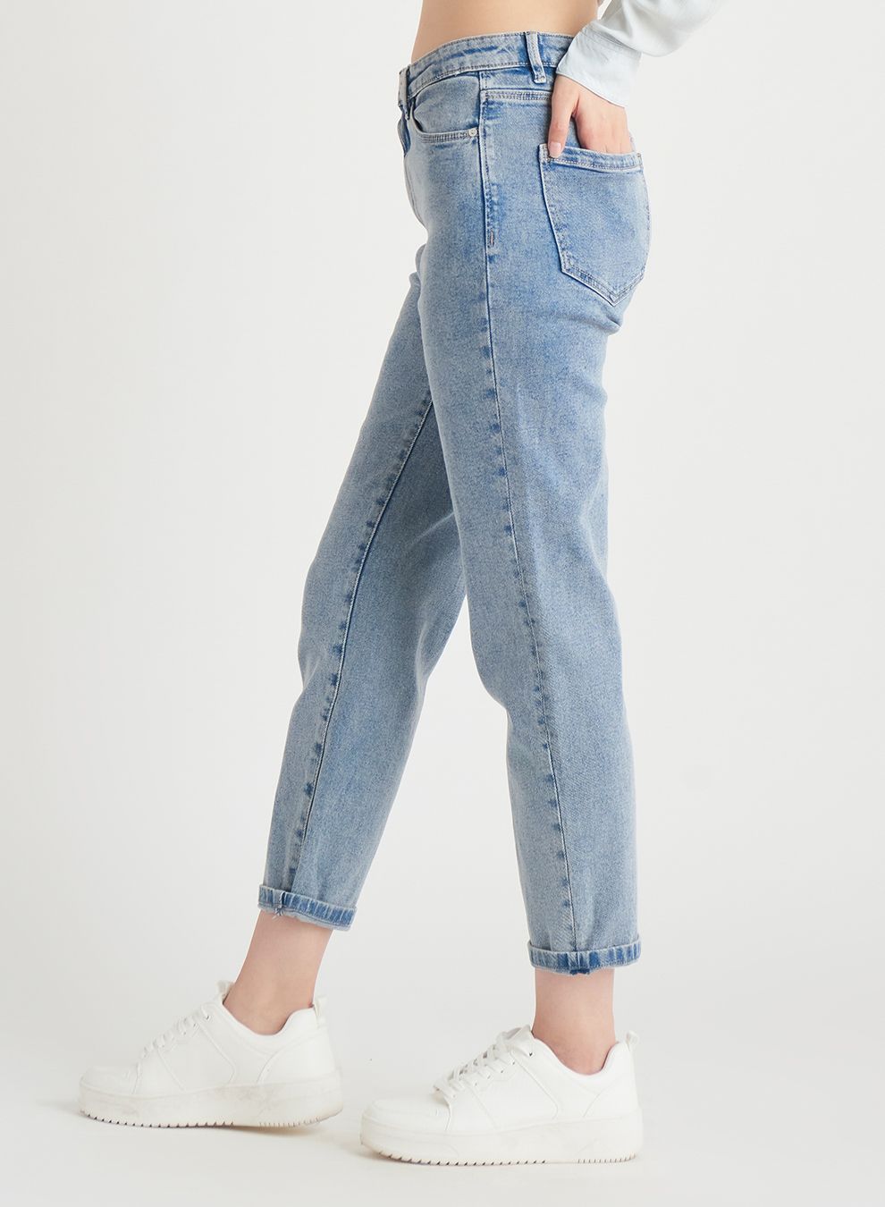 Slim Fit Mom Jean - Distractions Clothing