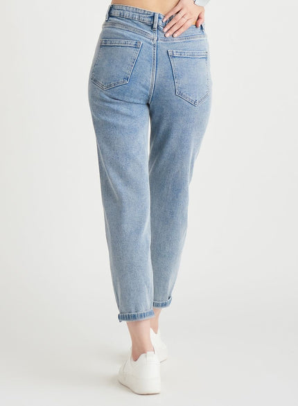 Slim Fit Mom Jean - Distractions Clothing