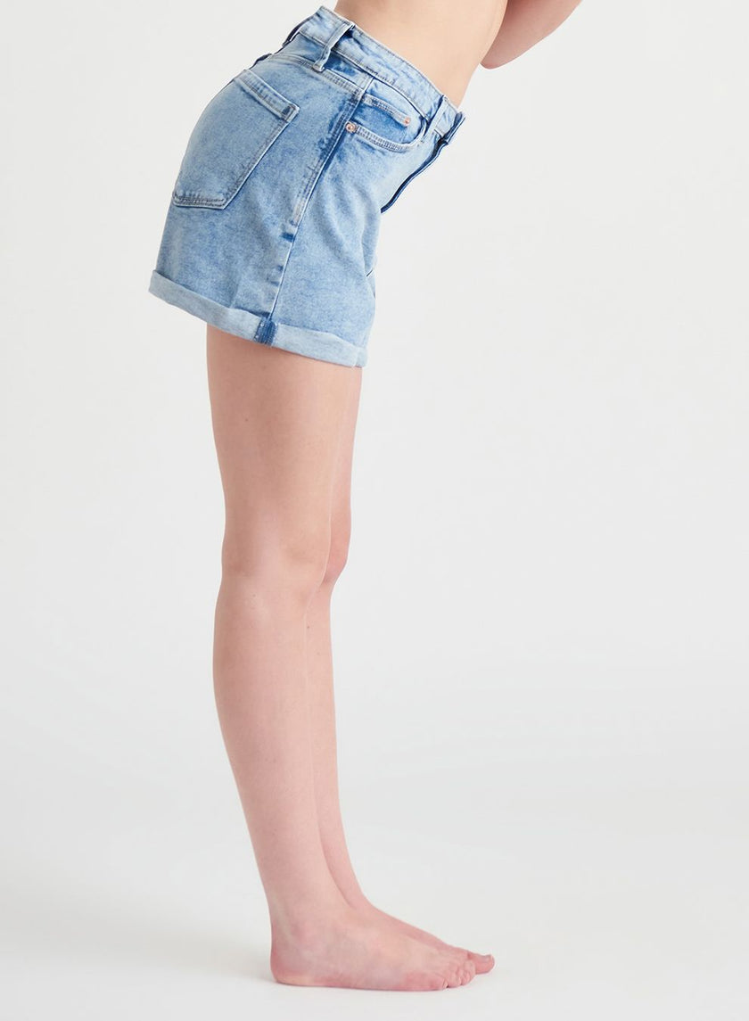 Slim Fit Mom Short - Distractions Clothing