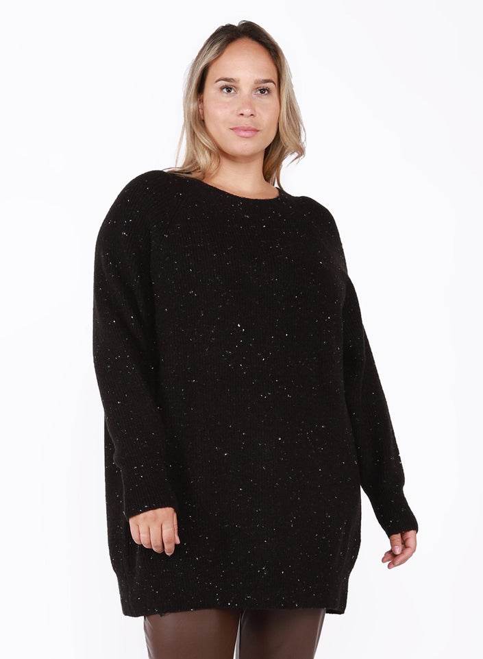 Starry Night Curvy Tunic Sweater - Distractions Clothing