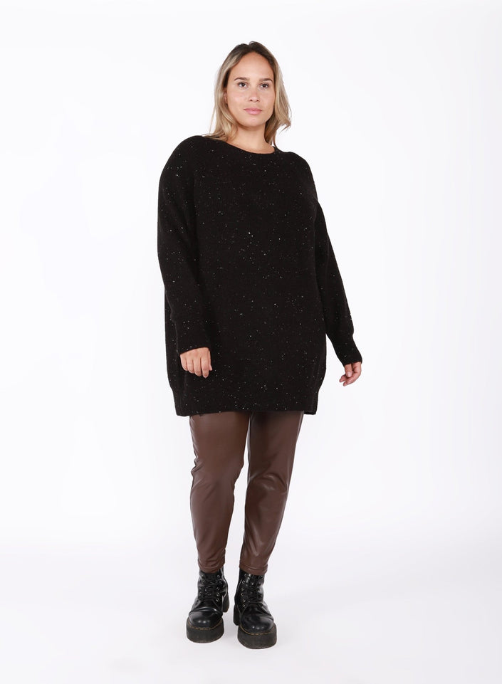 Starry Night Curvy Tunic Sweater - Distractions Clothing