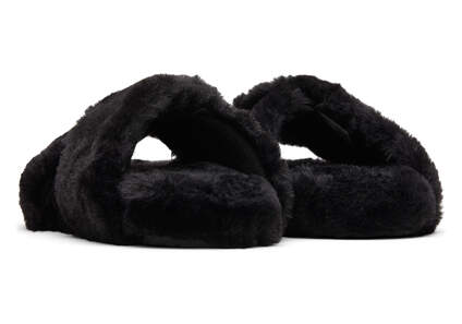 Susie Faux Fur Slipper - Distractions Clothing