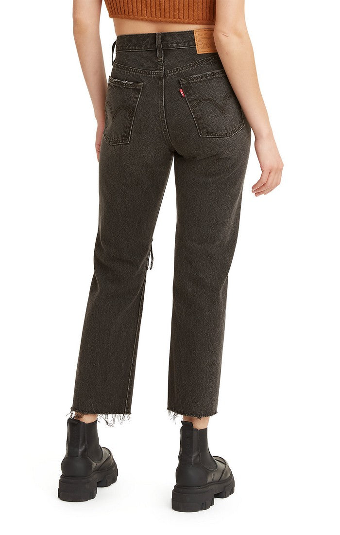 Levis wedgie straight black on sale