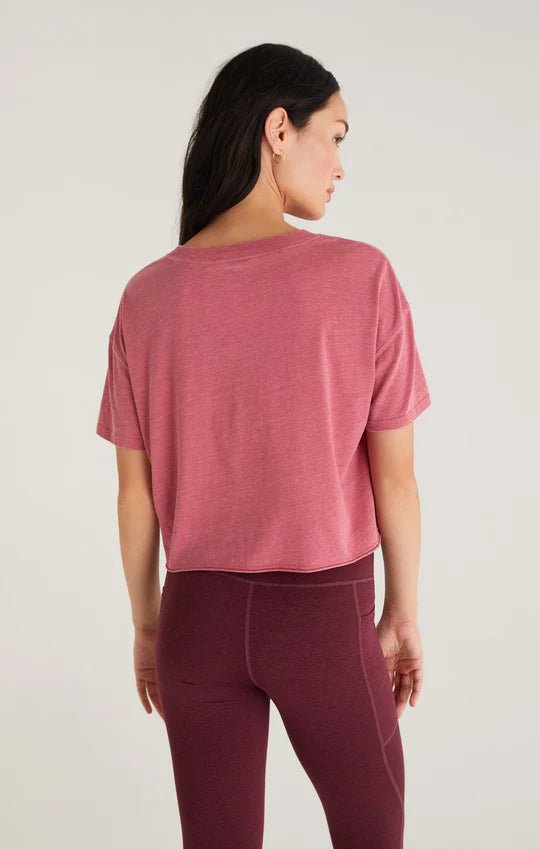Vintage Wine Later Crop Tee - Distractions Clothing