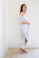 White Rose Kimono Robe - Distractions Clothing