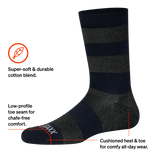 Whole Package Crew Sock 2PK - Distractions Clothing