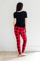 Womens Buffalo Check Lounge Set - Distractions Clothing
