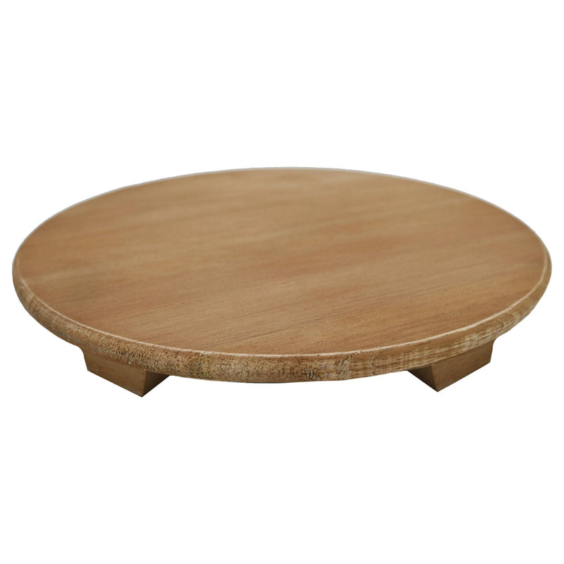 Wood Pedestal Stand - Distractions Clothing